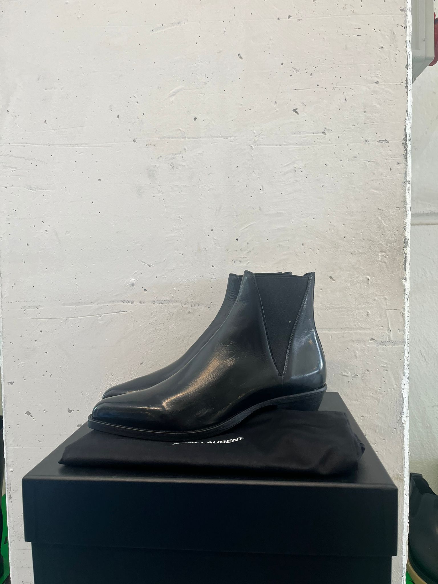 Saint Laurent Paris o1alsim1 Dakota 50 Boots in Black Size US 8 / EU 41 - 2 Thumbnail