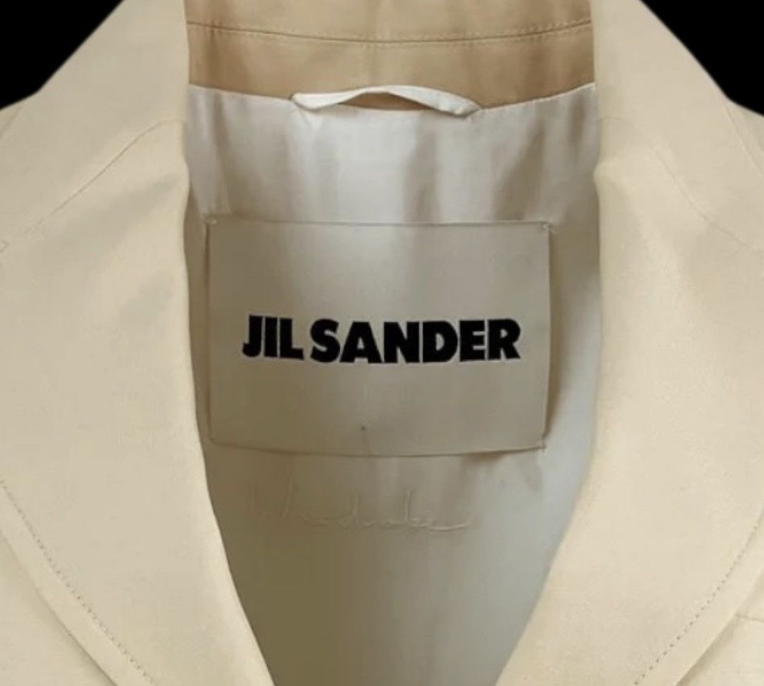Jil Sander Jil Sander Techno-Gabardine Tailored Jacket – Champagne Size XS / US 0-2 / IT 36-38 - 6 Thumbnail