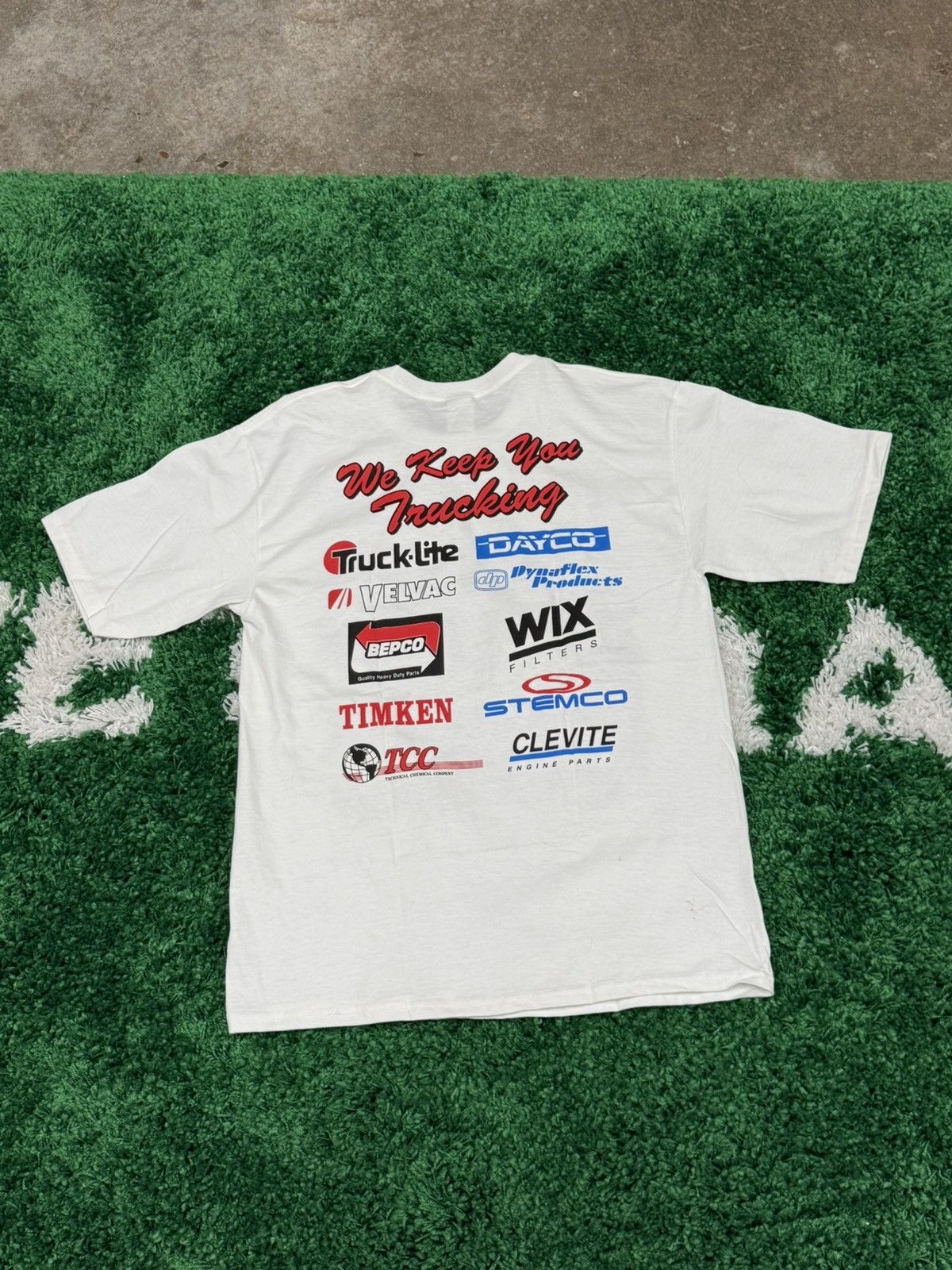 Vintage Vintage Houston Truck Parts Nascar Race Tee Medium Beefy Size US M / EU 48-50 / 2 - 5 Thumbnail