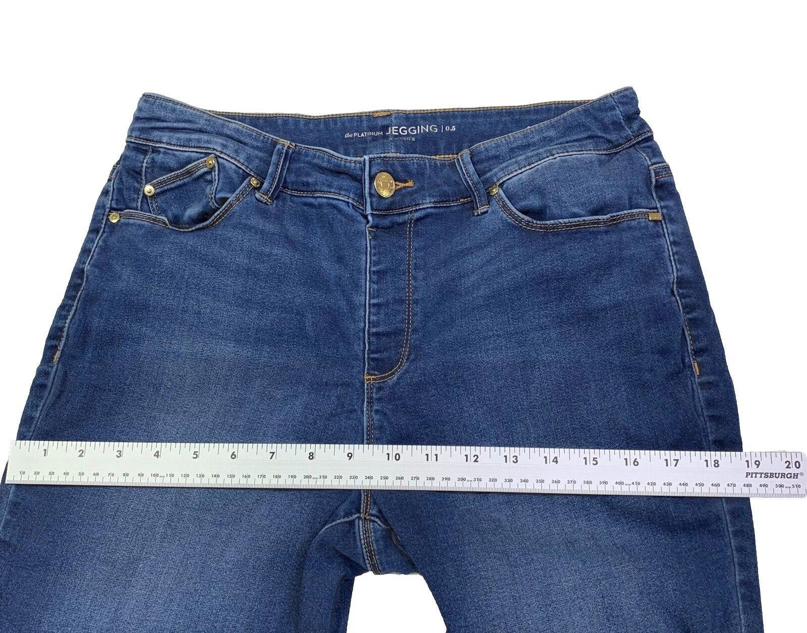 Chicos Chicos The Platinum Women's 0.5 (6) Jegging jeans Size 28" / US 6 / IT 42 - 5 Thumbnail