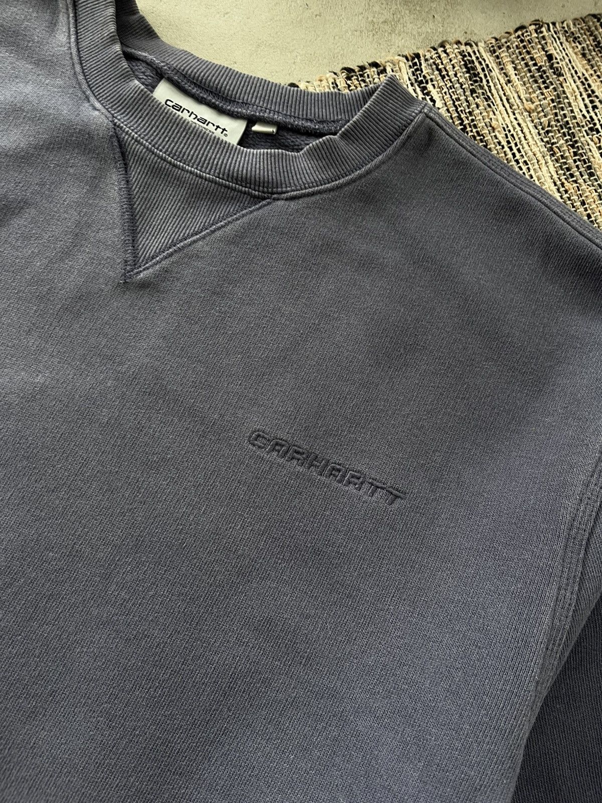 Carhartt Wip Vintage Carhartt Faded Blank Purple Workwear Sweatshirt Y2K Size US L / EU 52-54 / 3 - 9 Thumbnail