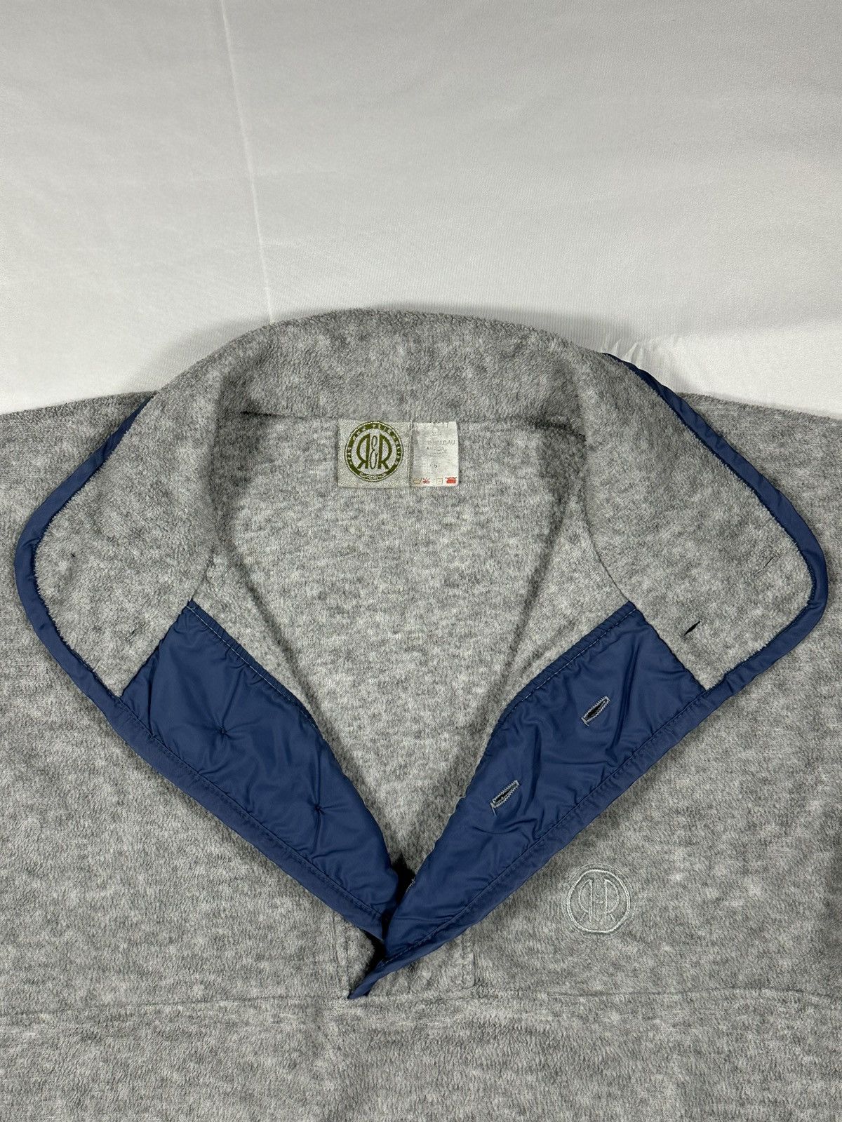 Vintage Vintage R&R Sport 90s Fleece Button Sweatshirt Size US XL / EU 56 / 4 - 12 Thumbnail