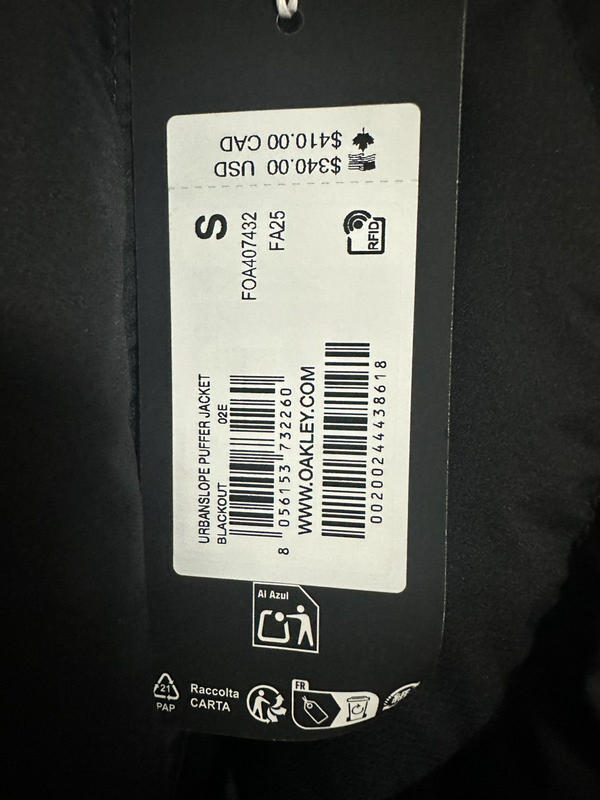 Oakley Urbanslope Puffer Jacket Size US S / EU 44-46 / 1 - 3 Thumbnail