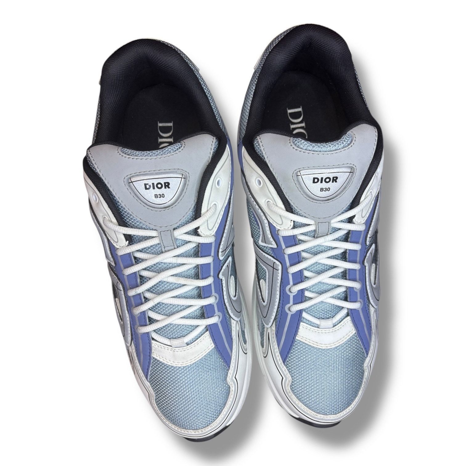 Dior Dior B30 Navy Blue Grey White Sneakers | Size 48 (15US) Size US 15 / EU 48 - 5 Thumbnail