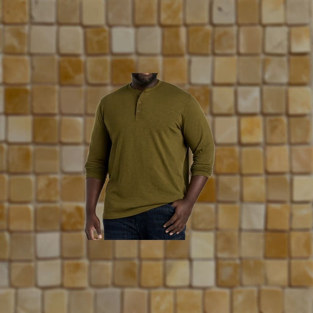 Lucky Brand LUCKY BRAND NEW MENS HENLEY SHIRT SIZE 2XL GREEN SNAP FRONT LONG SLEEVE Size US XXL / EU 58 / 5 - 1 Preview