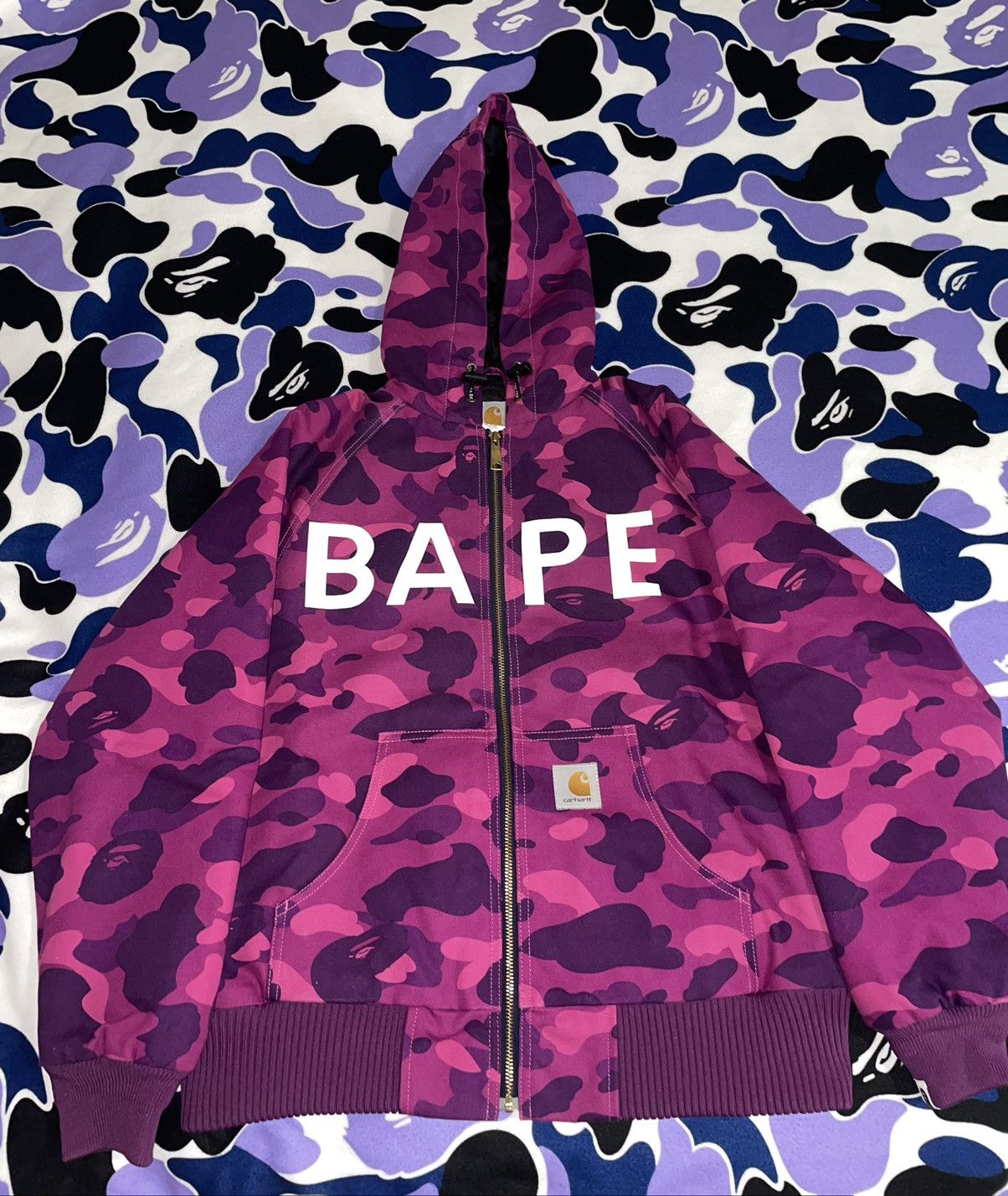 Bape 2006 Bape x Carhartt Jacket | Grailed