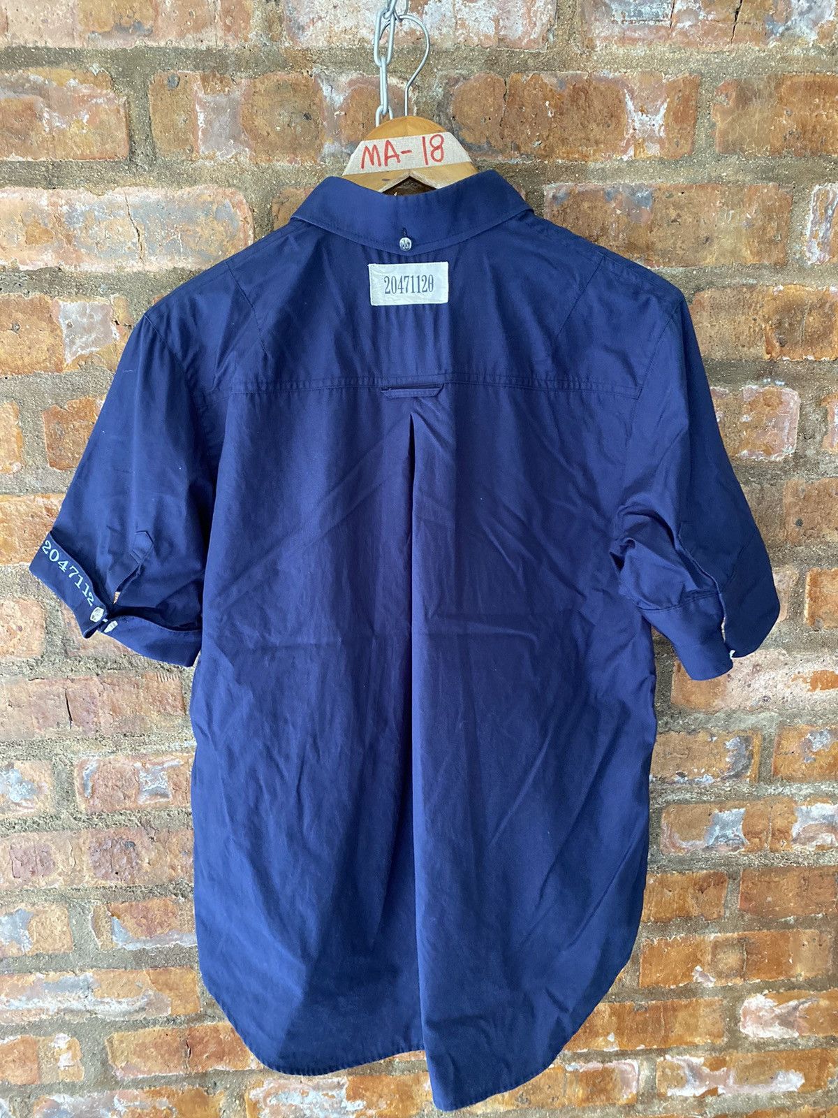20471120 1990s 20471120 Back Logo Tactical pocket hyoma shirt Size US M / EU 48-50 / 2 - 8 Thumbnail