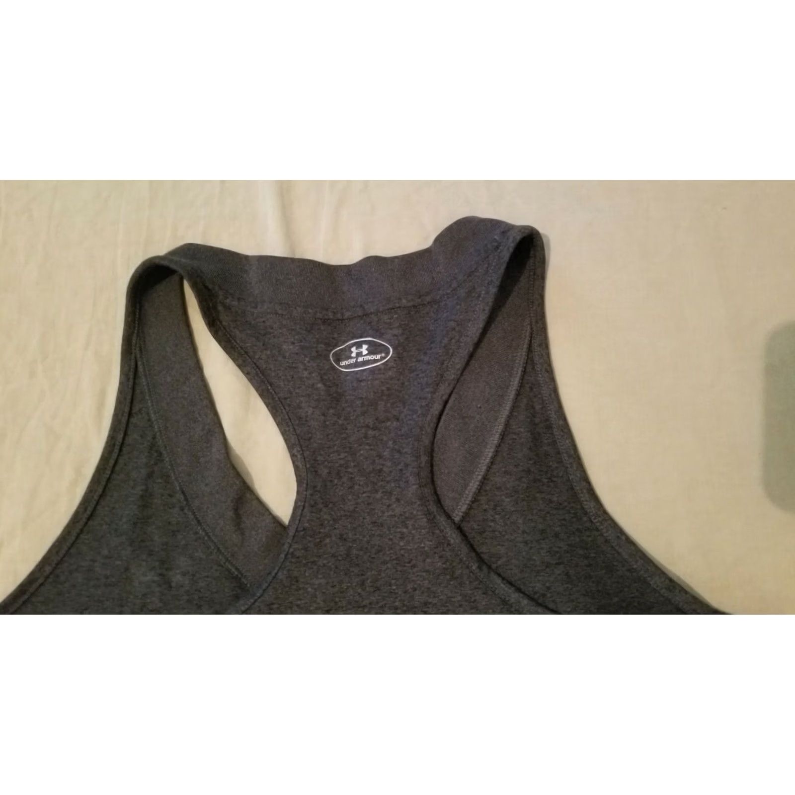 Under Armour Womens Under Armour Tank Shirt Large Gray Athletic Shirt Workout Size L / US 10 / IT 46 - 3 Thumbnail