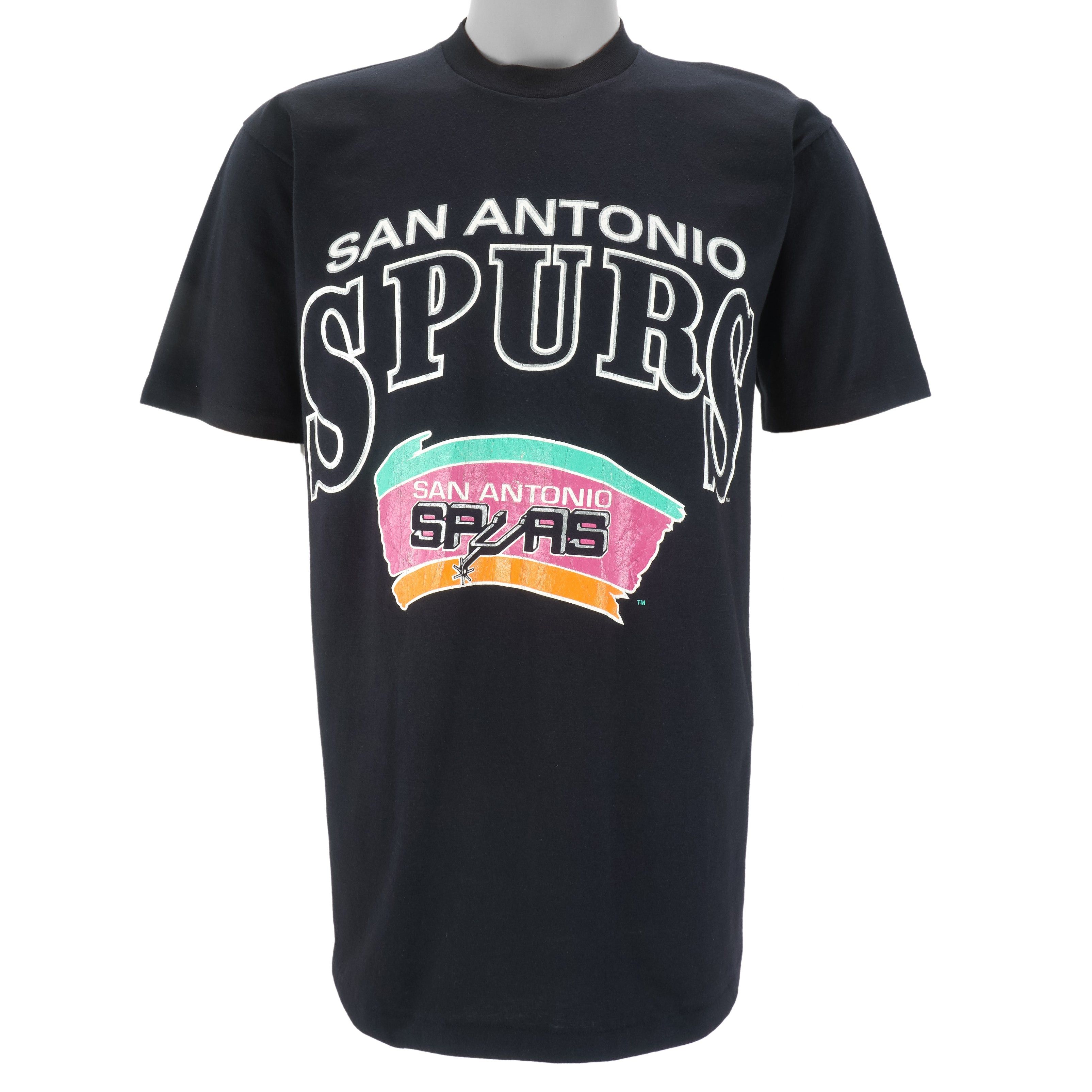 NBA (Artex) - San Antonio Spurs Single Stitch T-Shirt 1990s Size US M / EU 48-50 / 2 - 1 Thumbnail