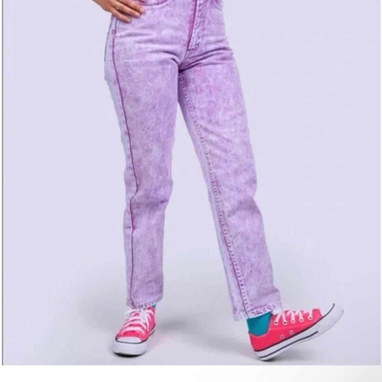Other Mokuyobi Purple Acid Washed Denim Jeans Size 30" / US 8 / IT 44 - 4 Thumbnail