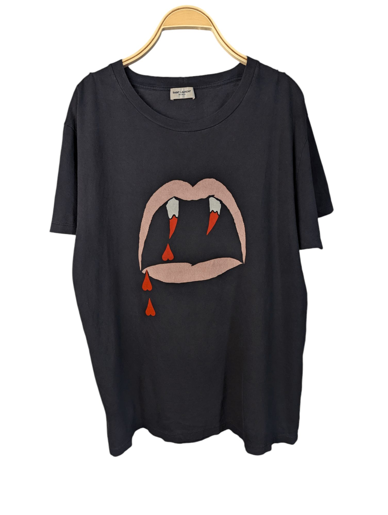 Saint Laurent Paris Saint Laurent Blood Luster T-Shirt Fw16 M 
