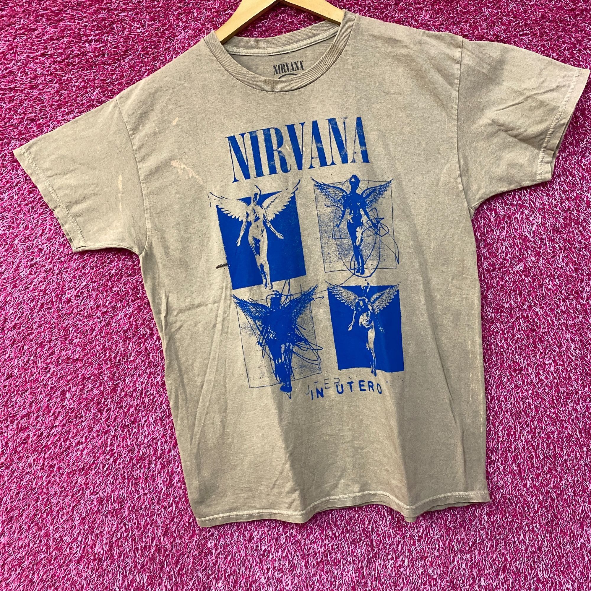 Nirvana Nirvana In Utero Album Cover Pop Art Angel Grunge Band Tee L Size US L / EU 52-54 / 3 - 3 Thumbnail
