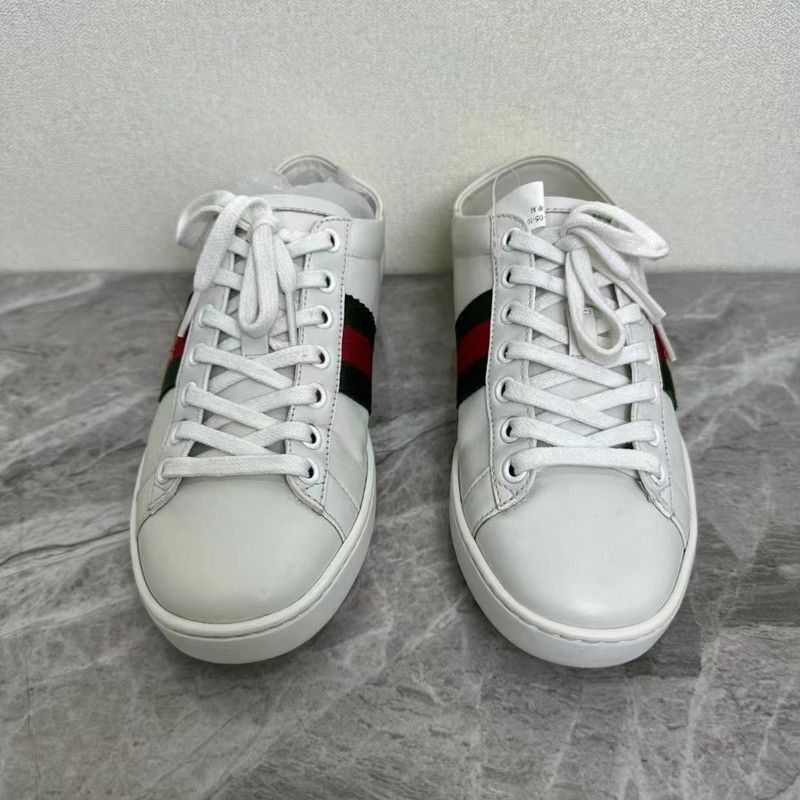 Gucci Gucci Ace Leather Bee Low-Top Sneakers - Size US 5 / EU 37 - 2 Thumbnail