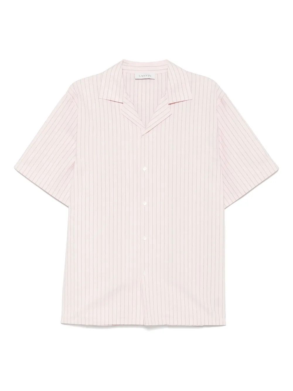 Lanvin oc11z0426 Striped Shirt in Light Pink Size US M / EU 48-50 / 2 - 1 Thumbnail