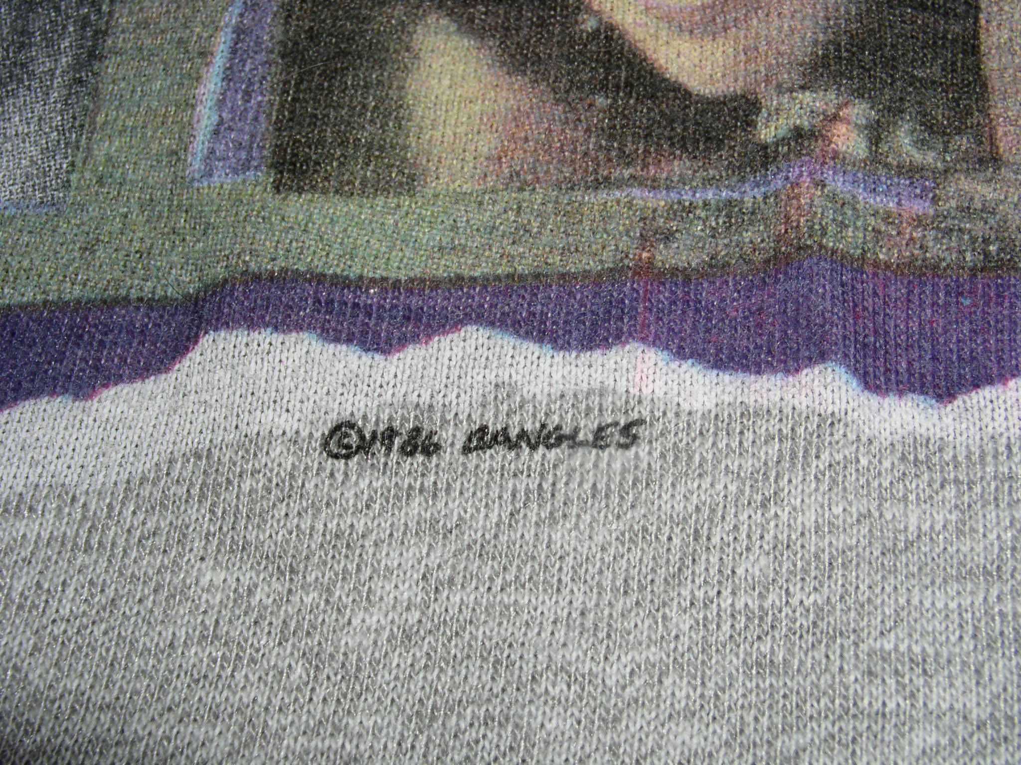 Band Tees Bangles Concert Shirt 1986 Different Light Single Stitched Size US XL / EU 56 / 4 - 5 Thumbnail