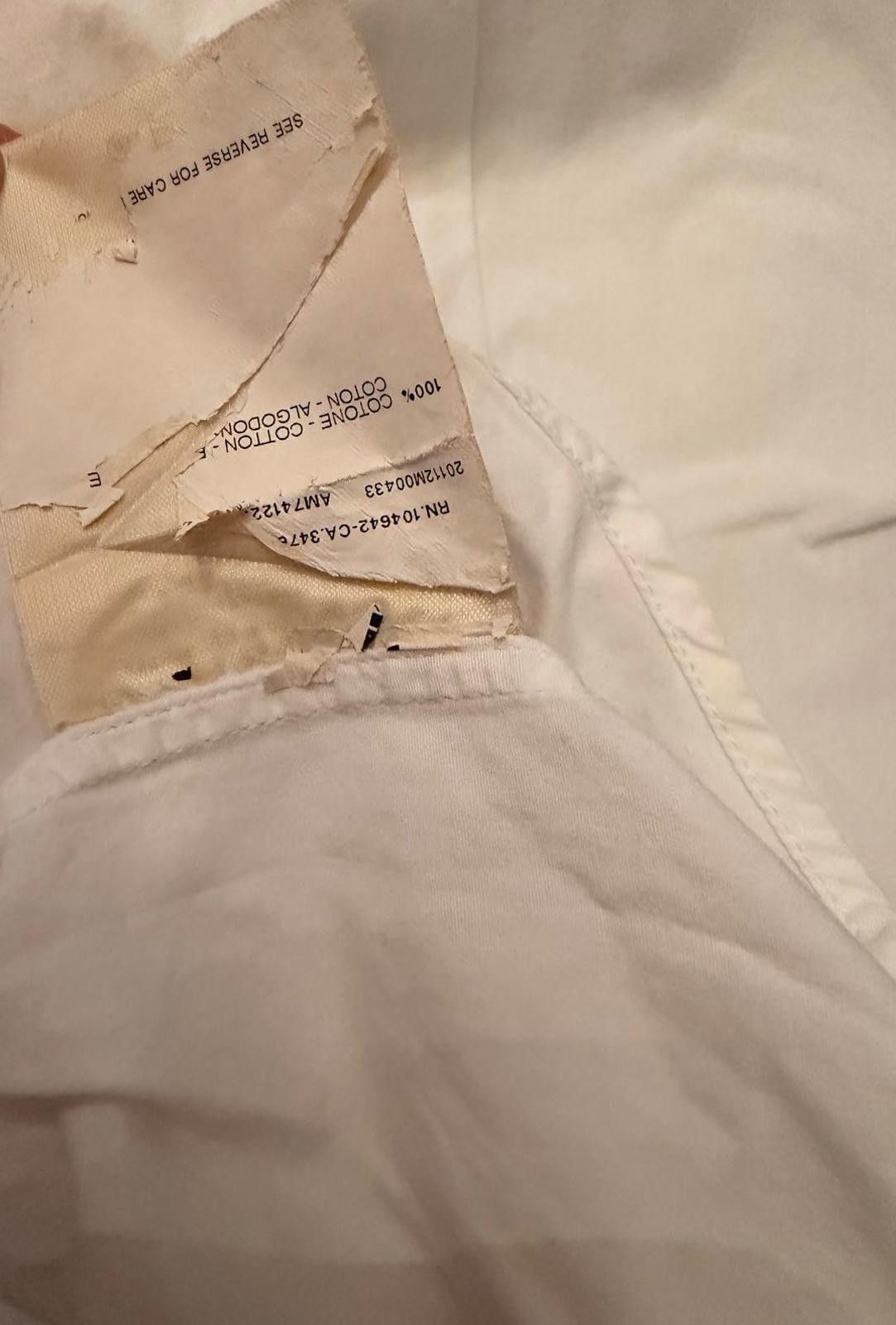 Jil Sander Jil Sander Tailor Made White Cotton Shirt 43/17 Size US XL / EU 56 / 4 - 4 Thumbnail