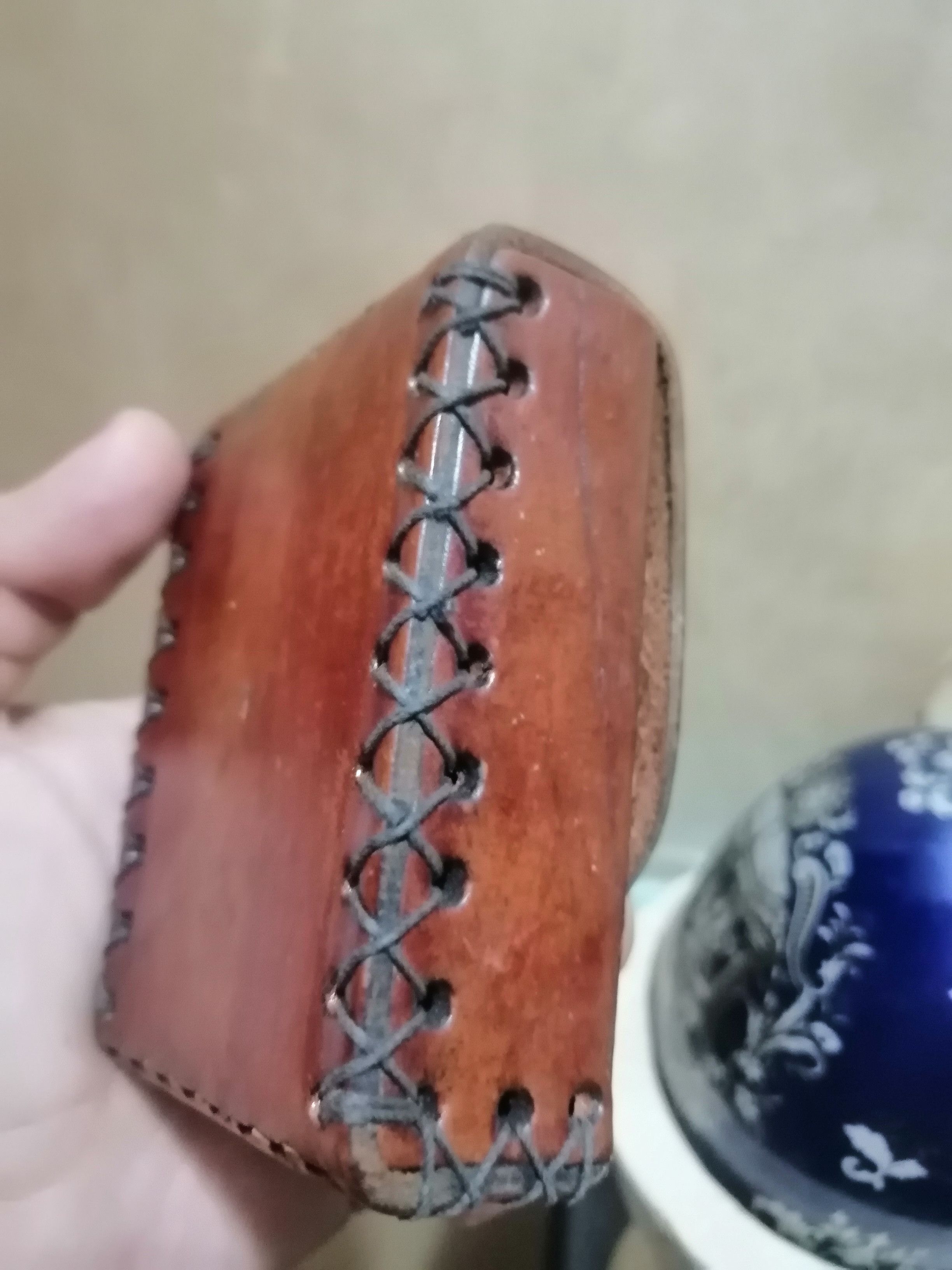 Vintage Vintage Hand-Tooled Leather Western Pouch - Cowboy Size ONE SIZE - 5 Thumbnail
