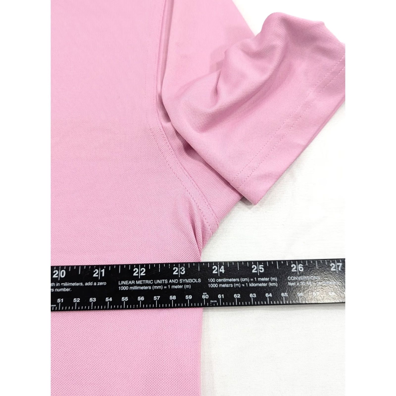 Vintage Dunning Polo Shirt Mens XL Pink Collar Golf Performance Breathable All Seasons Regular Logo Buttons Size US XL / EU 56 / 4 - 6 Thumbnail