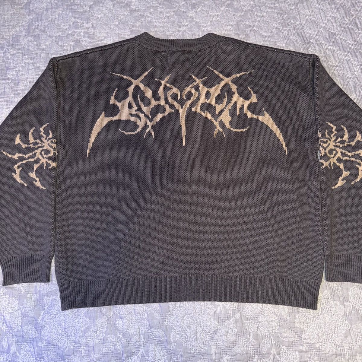 Anime heavyweight chrollo hxh knit sweater Size US XL / EU 56 / 4 - 2 Thumbnail