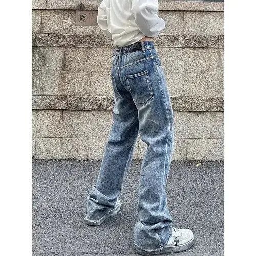 Jean Vintage Flame Embroidered Jeans Women Size 30" / US 8 / IT 44 - 2 Thumbnail