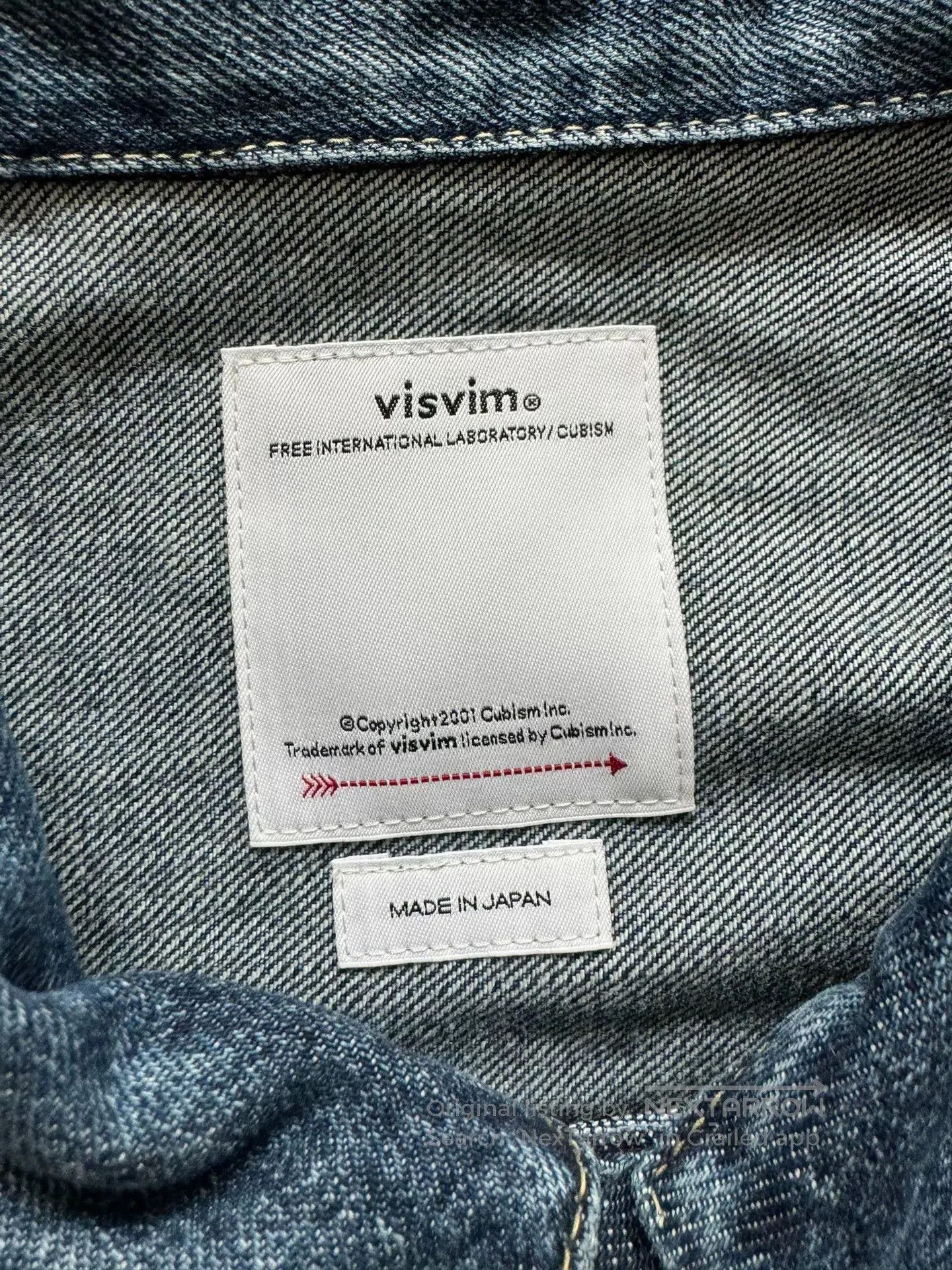 Visvim visvim ss 101xx jacket in damaged denim. Size US M / EU 48-50 / 2 - 2 Thumbnail