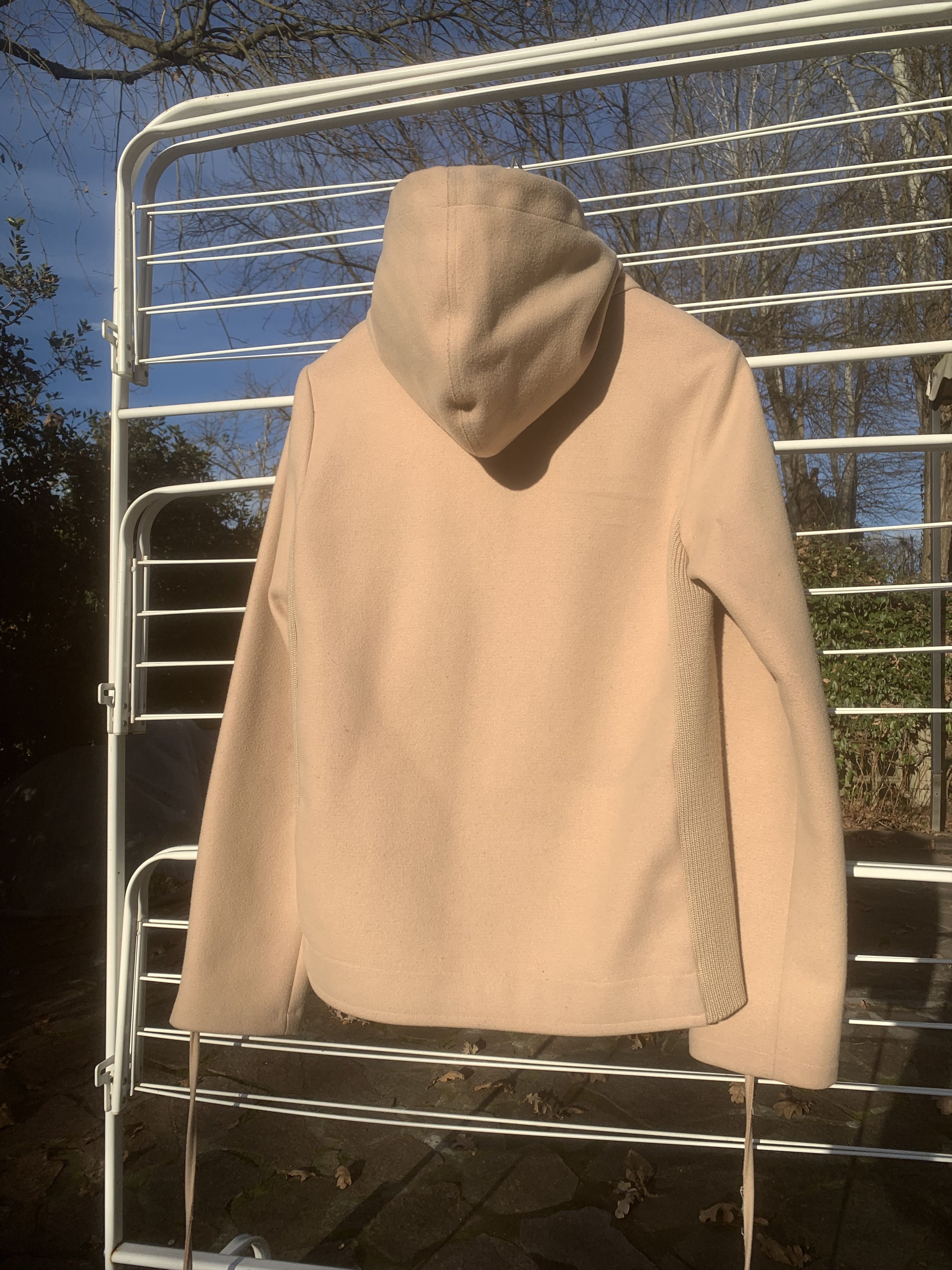 Hood By Air Archive HBA camel boiled wool hoodie logo patch Size US S / EU 44-46 / 1 - 9 Thumbnail