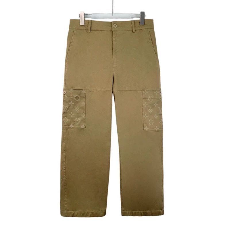 Louis Vuitton Louis Vuitton size US 48 24 brown logo print cotton casual Size US 32 / EU 48 - 1 Thumbnail