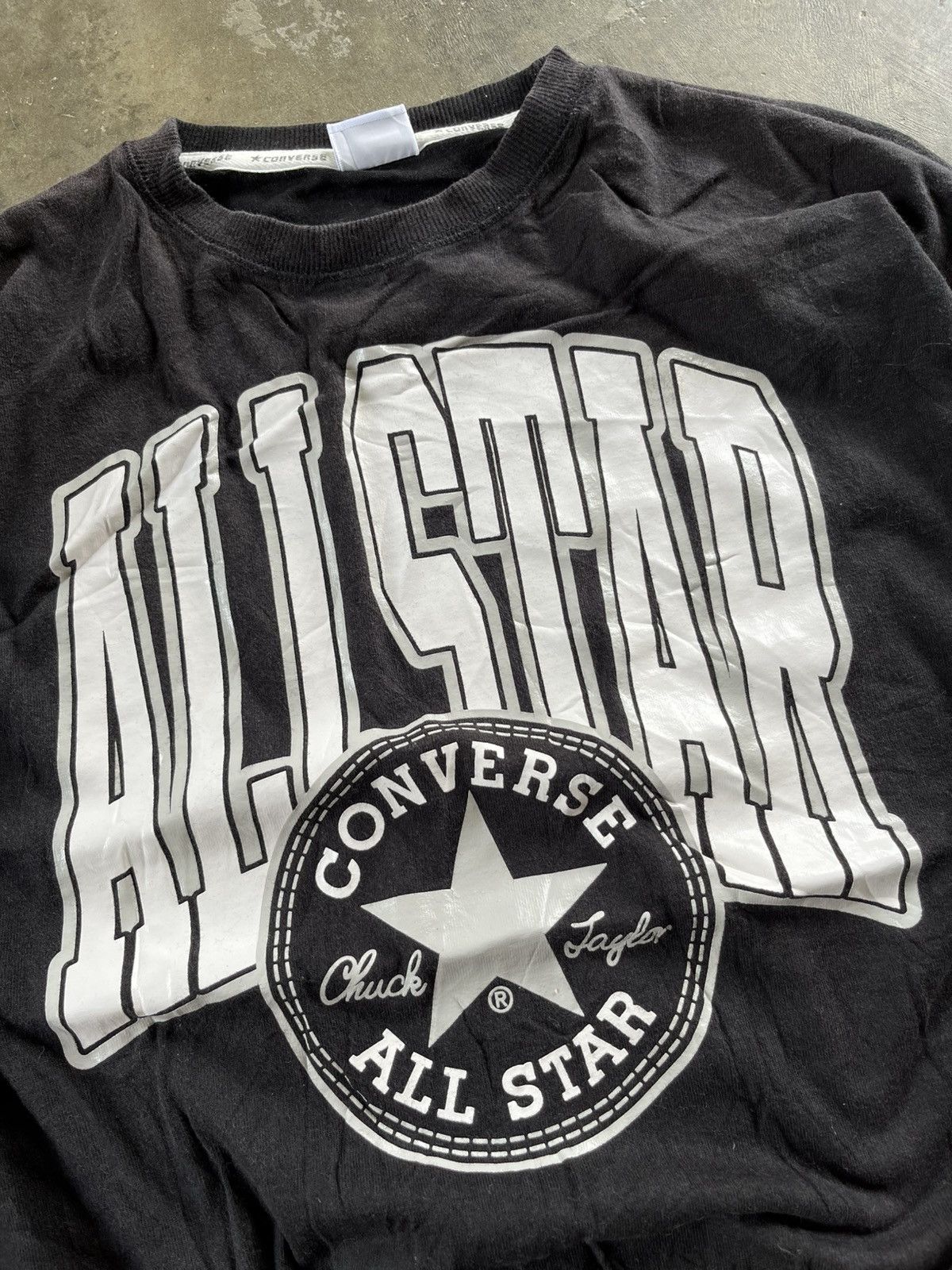 Converse × Vintage ⚡️CYBER24⚡️Converse Big Logo Baggy Sweetshirts Size US S / EU 44-46 / 1 - 2 Thumbnail