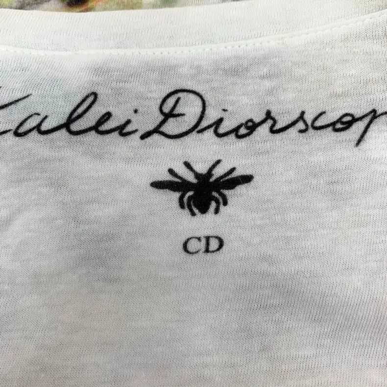 Dior Dior White kaleidoscope printed cotton round-neck short-sl Size M / US 6-8 / IT 42-44 - 5 Thumbnail