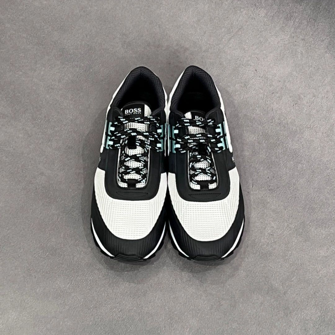 Hugo Boss HUGO BOSS color blocked lace-up casual trainers Size US 6 / EU 39 - 1 Thumbnail