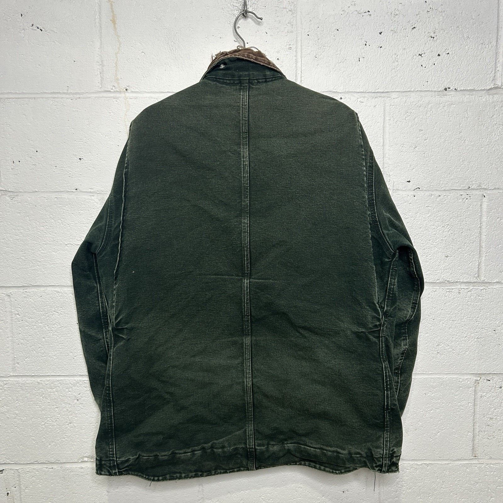 Carhartt Thrashed Carhartt Sandstone Sherpa-Lined Ridge Coat “Spruce” Size US L / EU 52-54 / 3 - 2 Thumbnail
