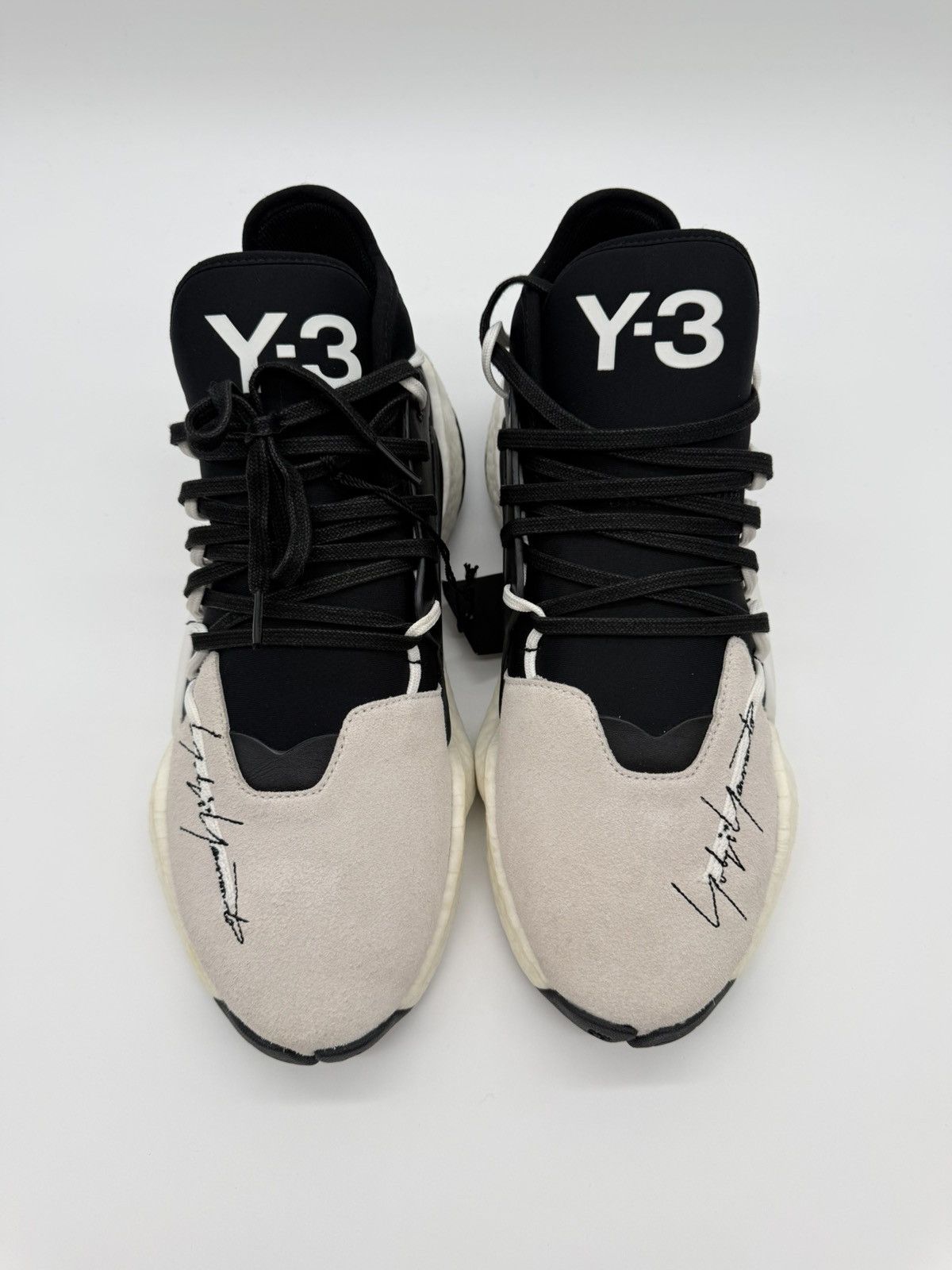Adidas × Y-3 Adidas Y-3 BYW BBALL White Black EU 43 1/3 Size US 9.5 / EU 42-43 - 3 Thumbnail
