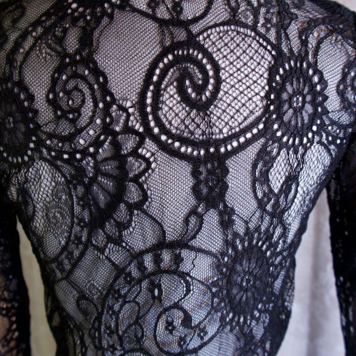 Other Midnight Veil Lace Top Size L / US 10 / IT 46 - 9 Thumbnail