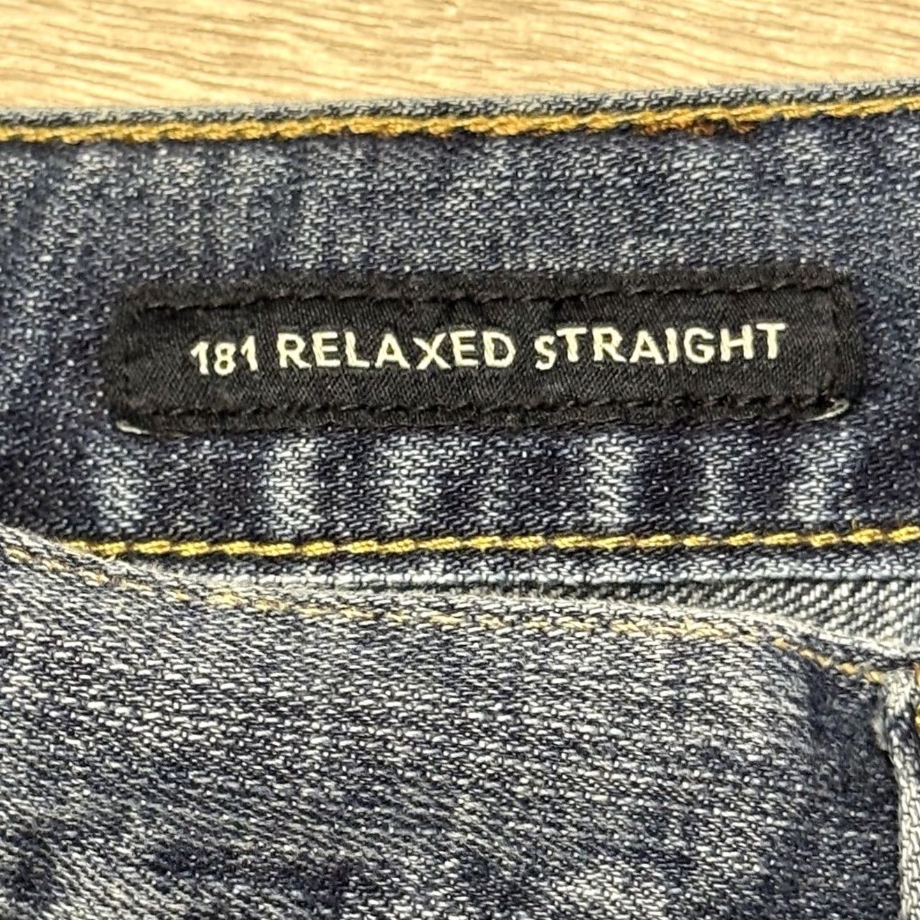 Lucky Brand Lucky Brand Men’s Jeans 181 Relaxed Straight 38x34 Blue Denim 5-Pocket Solid Mid Rise Jeans Mens Regular Blue Size US 38 / EU 54 - 5 Thumbnail