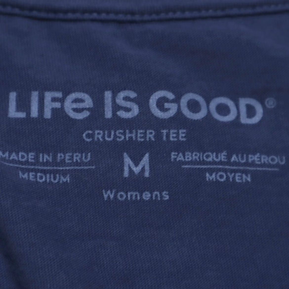 Life is Good Life is Good #Some Thing Good Crusher Solid V-Neck T-Shirt Gray Women's M Size M / US 6-8 / IT 42-44 - 5 Thumbnail