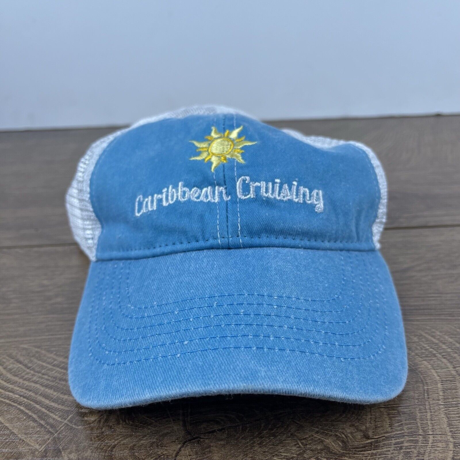 Other Caribbean Cruising Hat Snapback Hat Blue Hat Adjustable Blue Size ONE SIZE - 2 Thumbnail