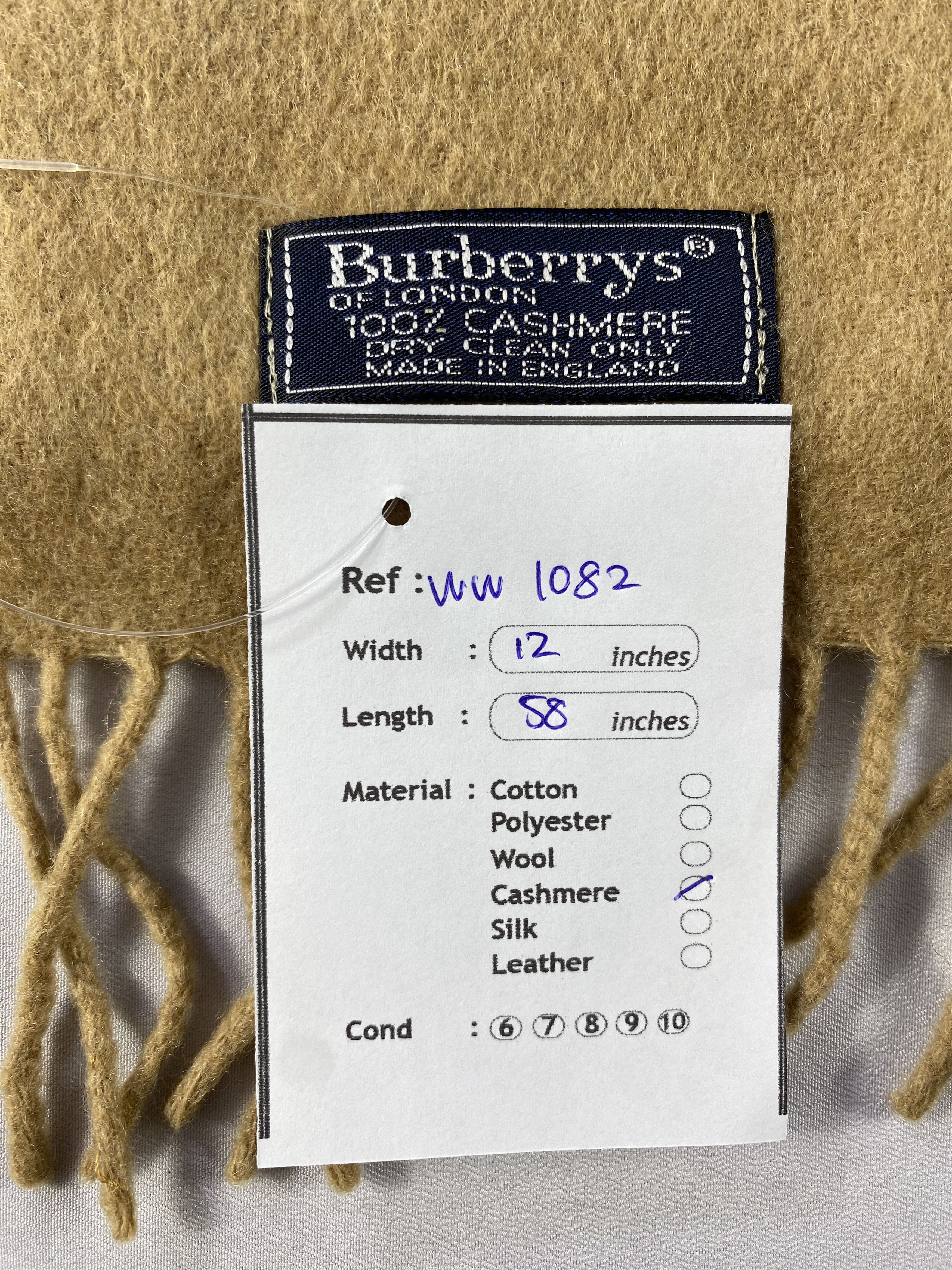 Burberry × Vintage Burberry Scarf / Muffler / Neckwear - WW1082 Size ONE SIZE - 12 Thumbnail