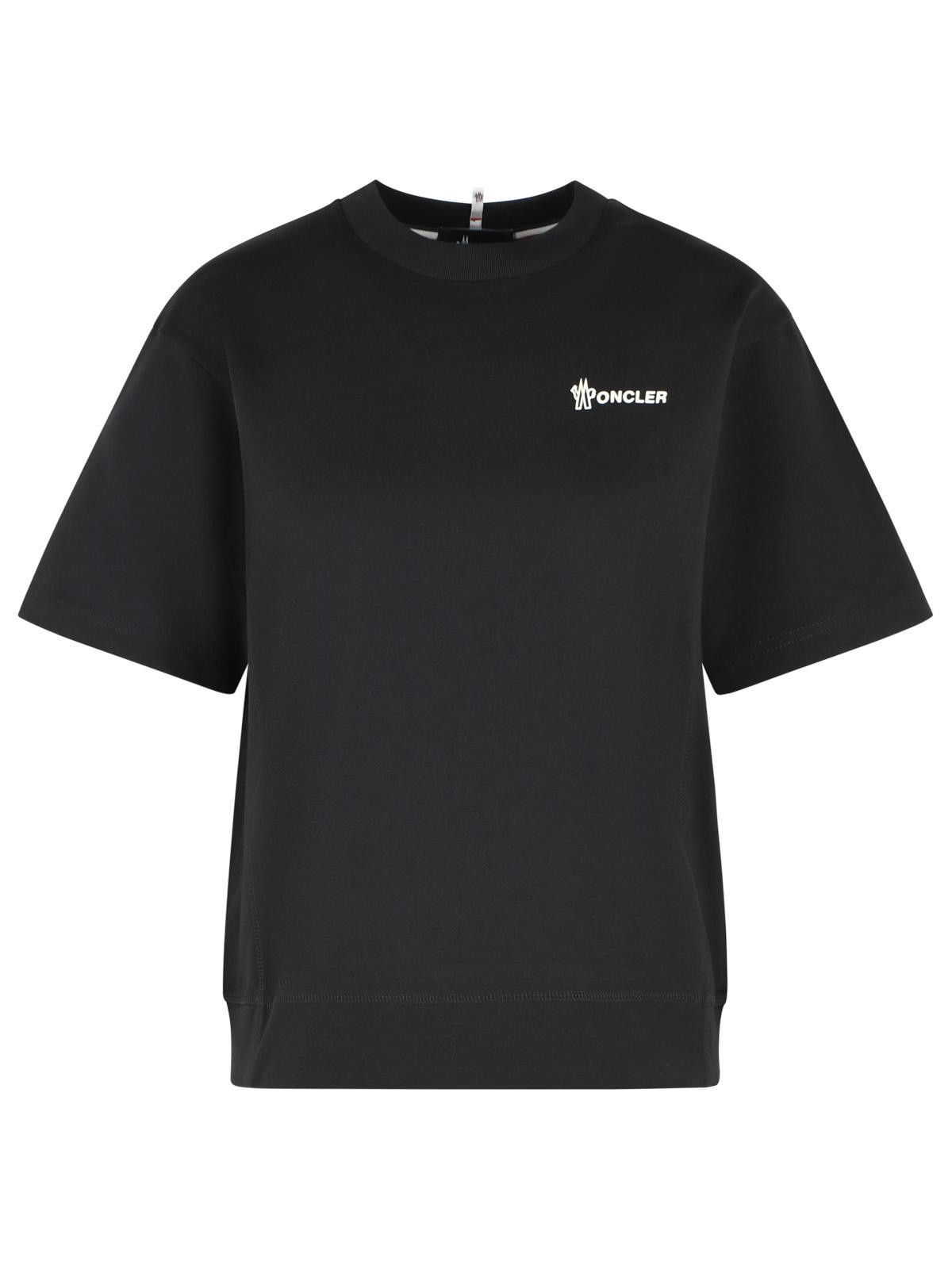 Moncler Grenoble MONCLER GRENOBLE Black Cotton T-Shirt Size XS / US 0-2 / IT 36-38 - 1 Thumbnail