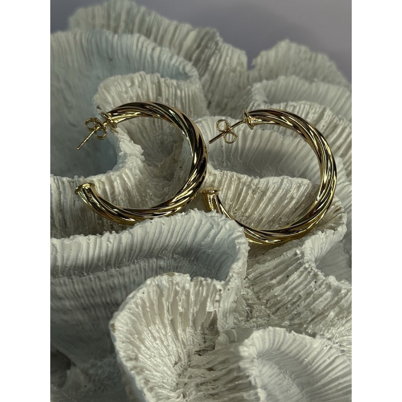 Jewelry GOLD PLATED EARRINGS LENGTH 1.25 INCH Size ONE SIZE - 6 Thumbnail