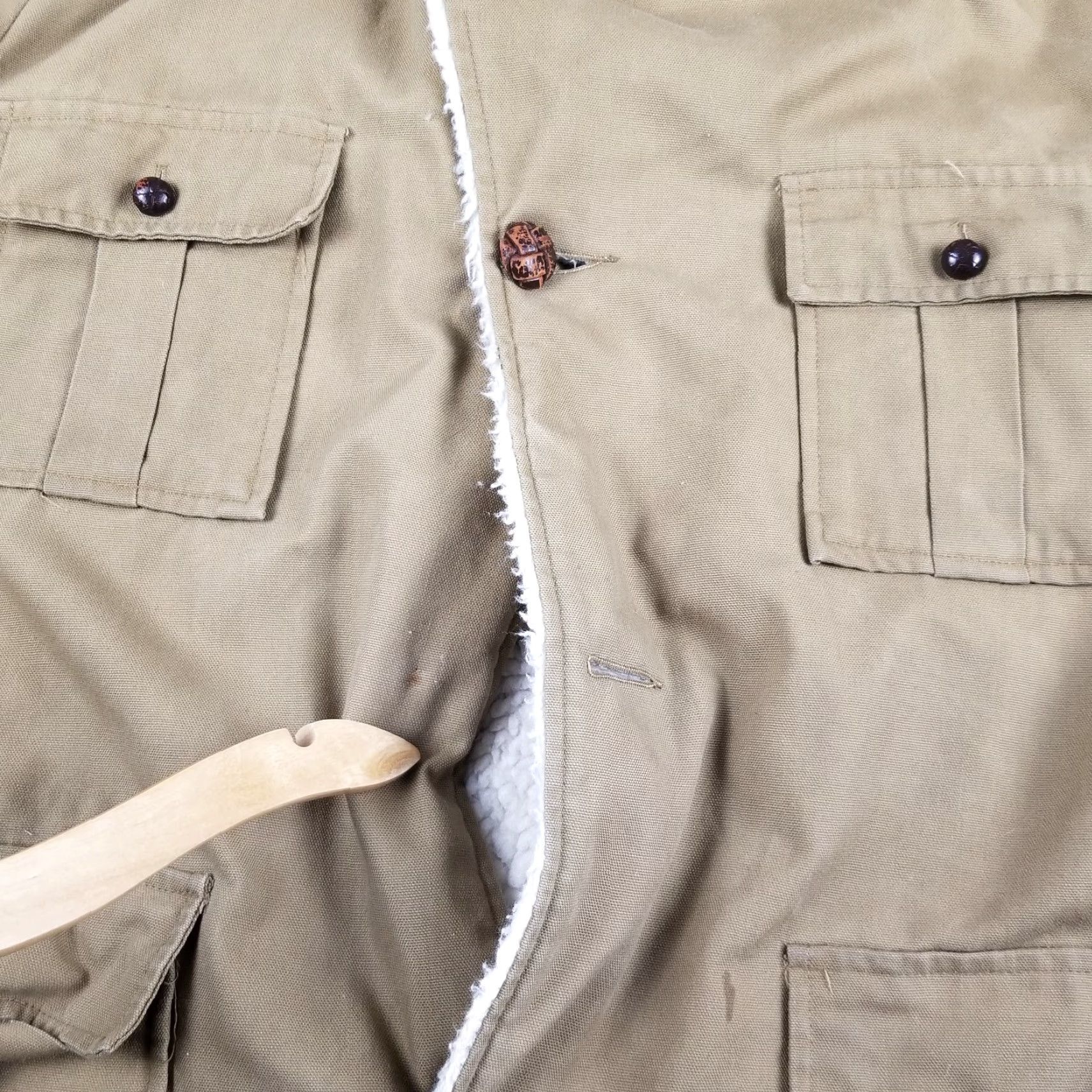 Sears Vintage Yes Oakbrook Sportswear Jacket Mens 46 Long Sears Sherpa Barn Chore Coat Size US S / EU 44-46 / 1 - 2 Thumbnail