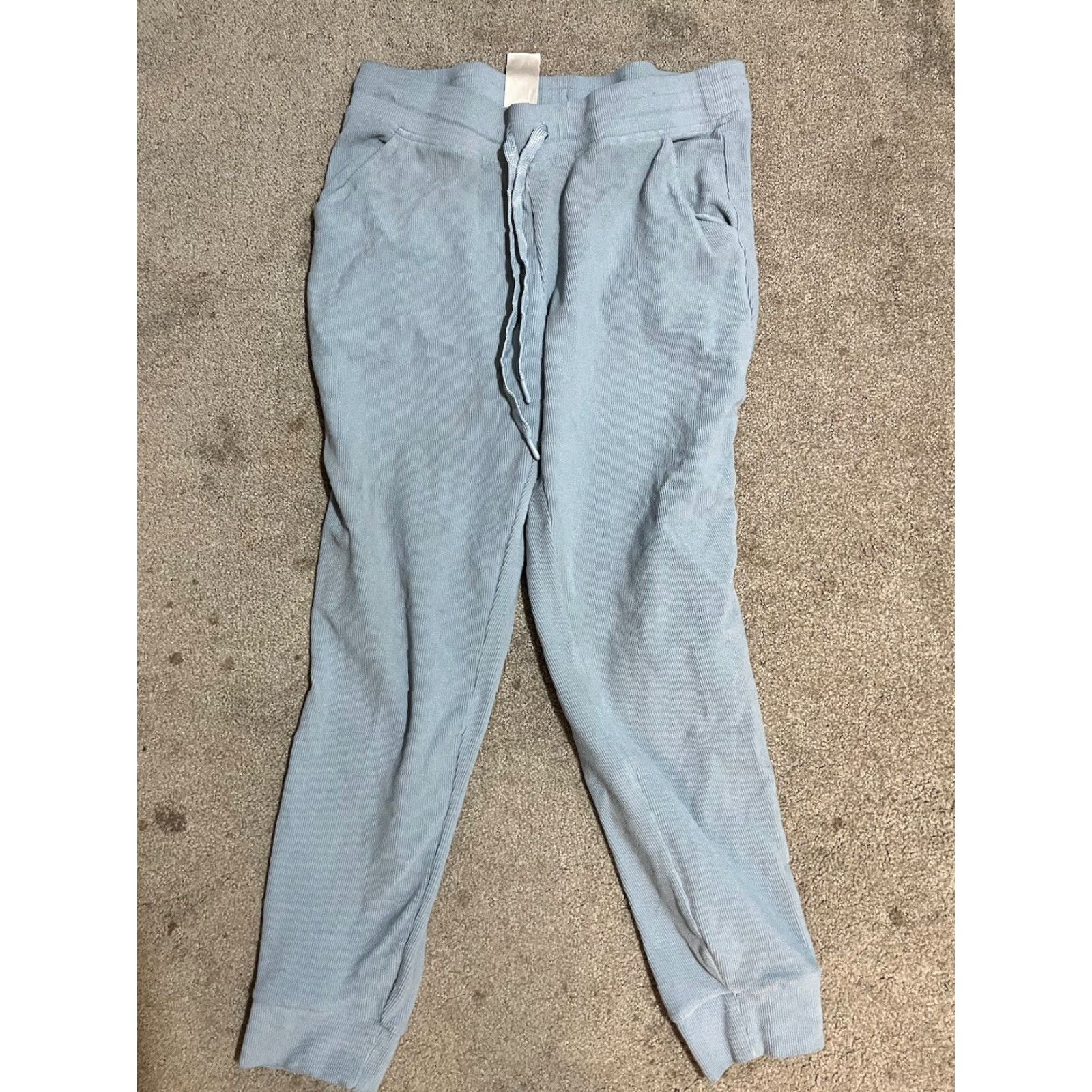 Vintage MARC NEW YORK Sweatpants Women's M Blue ElasticWaist Drawstring Casual Pants Regular Fit Size 32" / US 10 / IT 46 - 2 Thumbnail