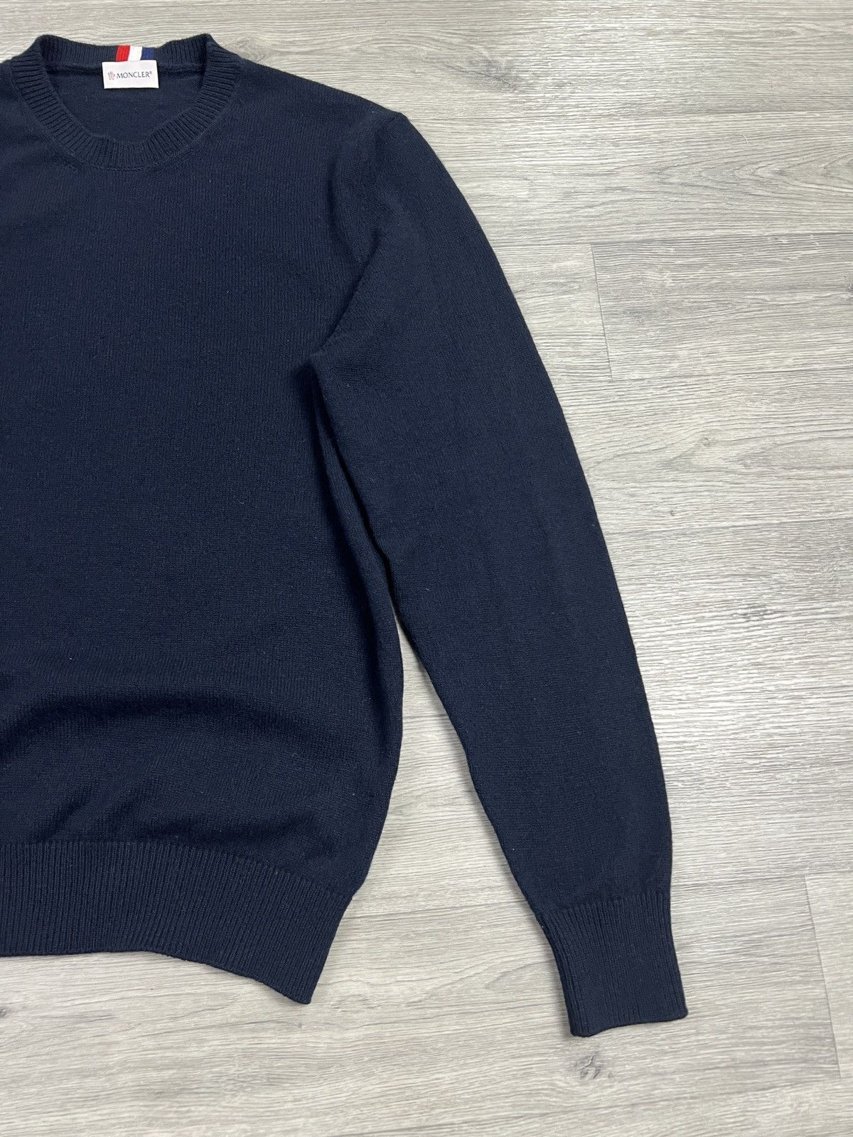 Moncler MONCLER Pullover Sweater Knitwear cashmere Dark Blue Sz XXL Size US XXL / EU 58 / 5 - 10 Thumbnail