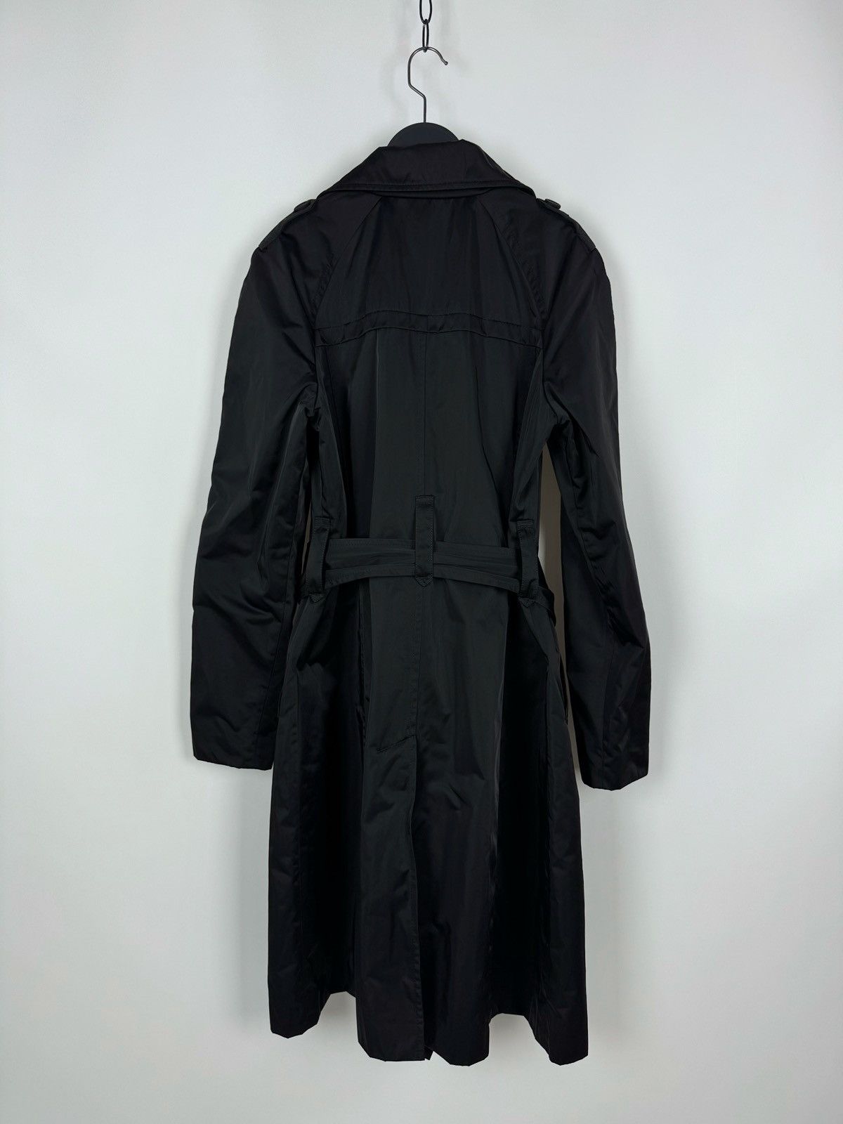 Escada Sport Escada Sport Double Breasted Trench Black Women’s Coat Size S / US 4 / IT 40 - 11 Thumbnail