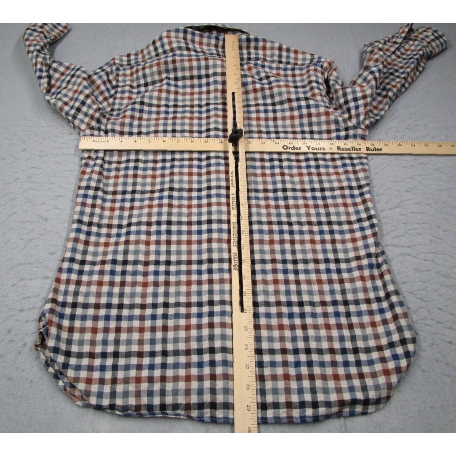 CO Carroll Co Beverly Hills Shirt Mens Medium Beige Button Up Wool Blend Work Hike Size US M / EU 48-50 / 2 - 7 Thumbnail