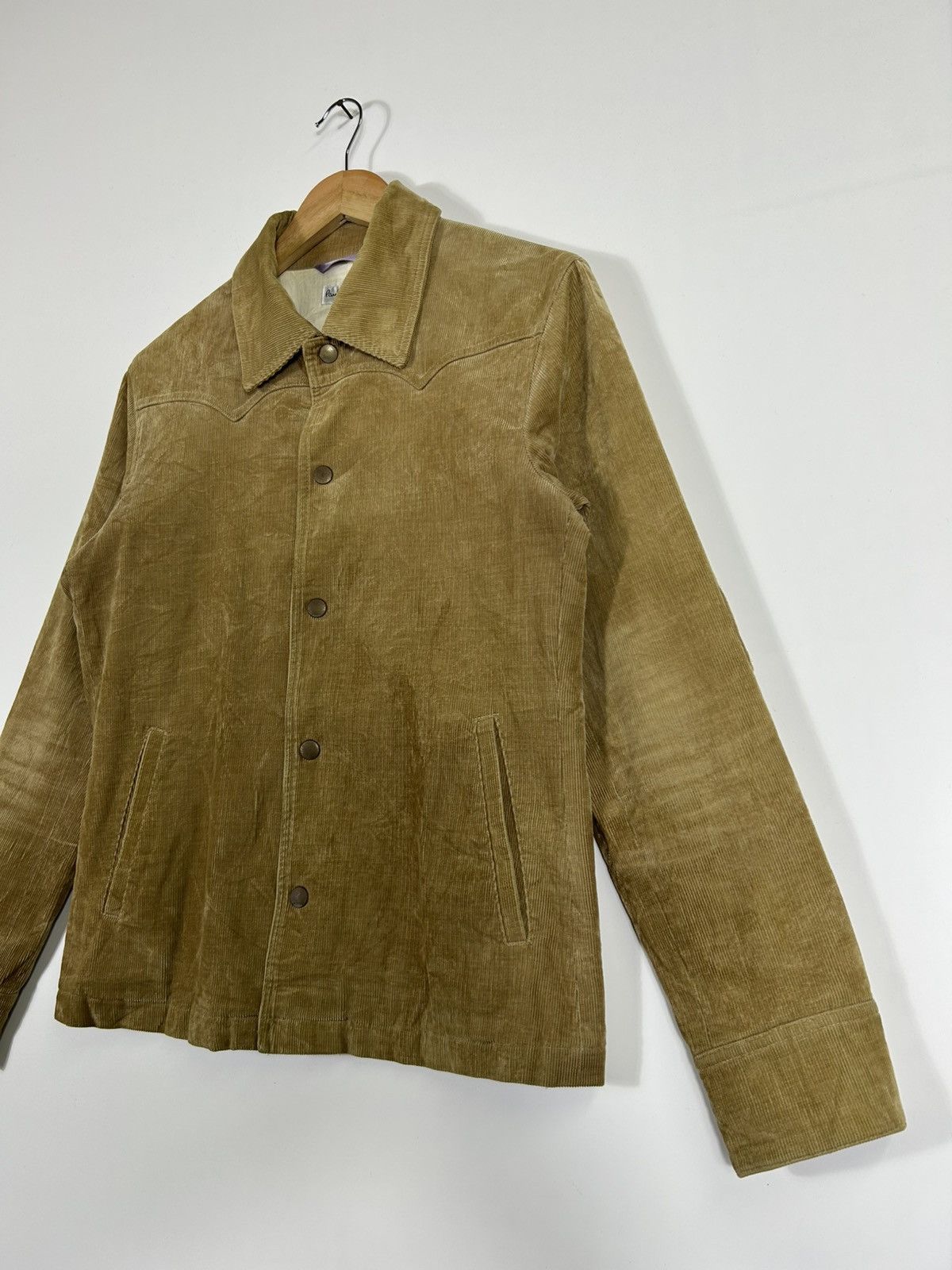 Paul Smith × Vintage 🔥Vintage Paul Smith Corduroy Snap Button Denim Jacket Size US M / EU 48-50 / 2 - 3 Thumbnail