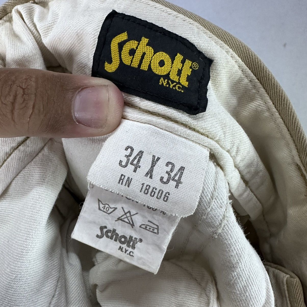 Schott Vintage Schott NYC Combat Trousers Khaki Size US 34 / EU 50 - 3 Thumbnail