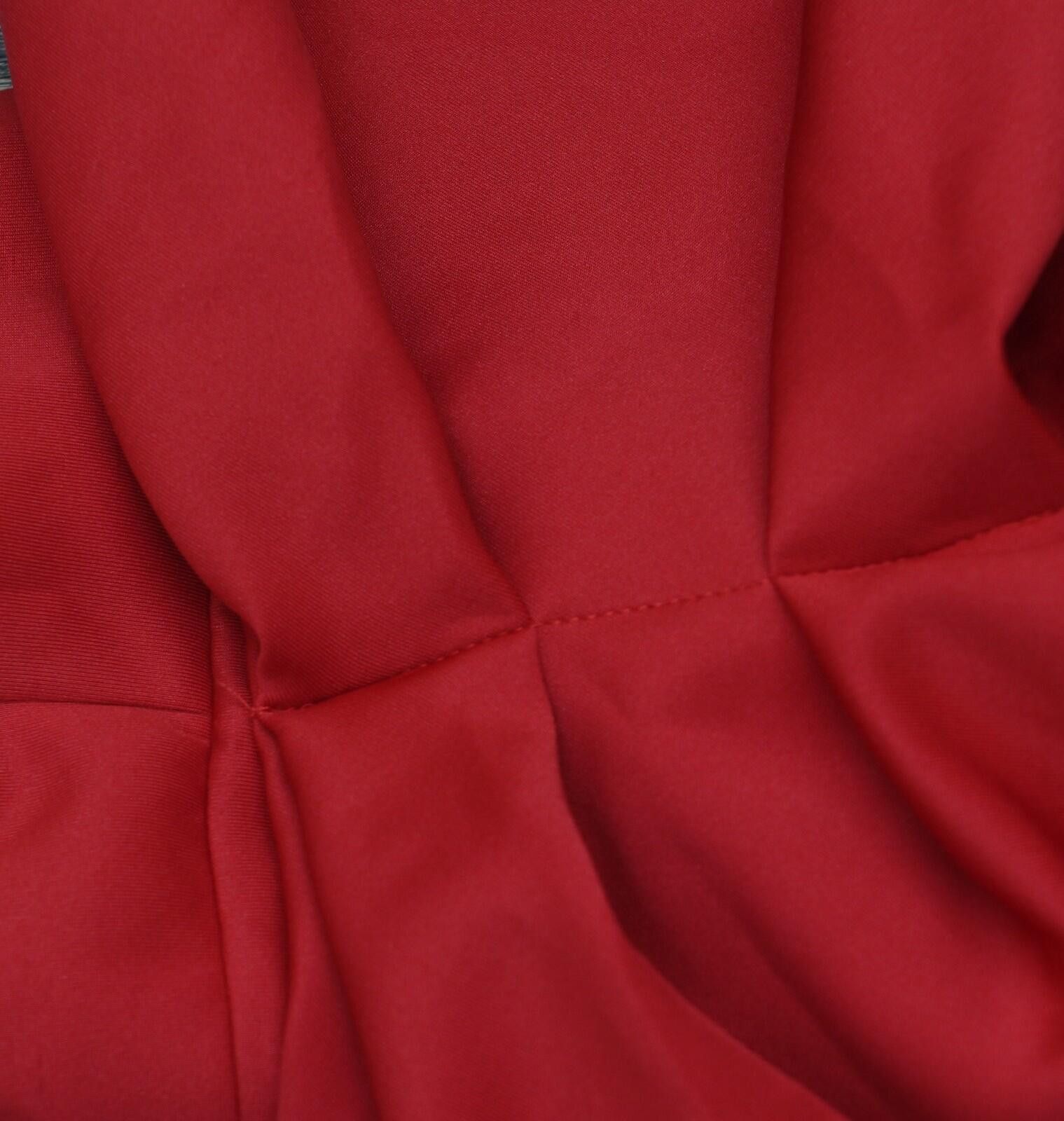 Other Xscape The Shoulder Scuba Crepe Dress Gown 4793xw Red 22w Size 3XL / US 20-22 - 7 Thumbnail