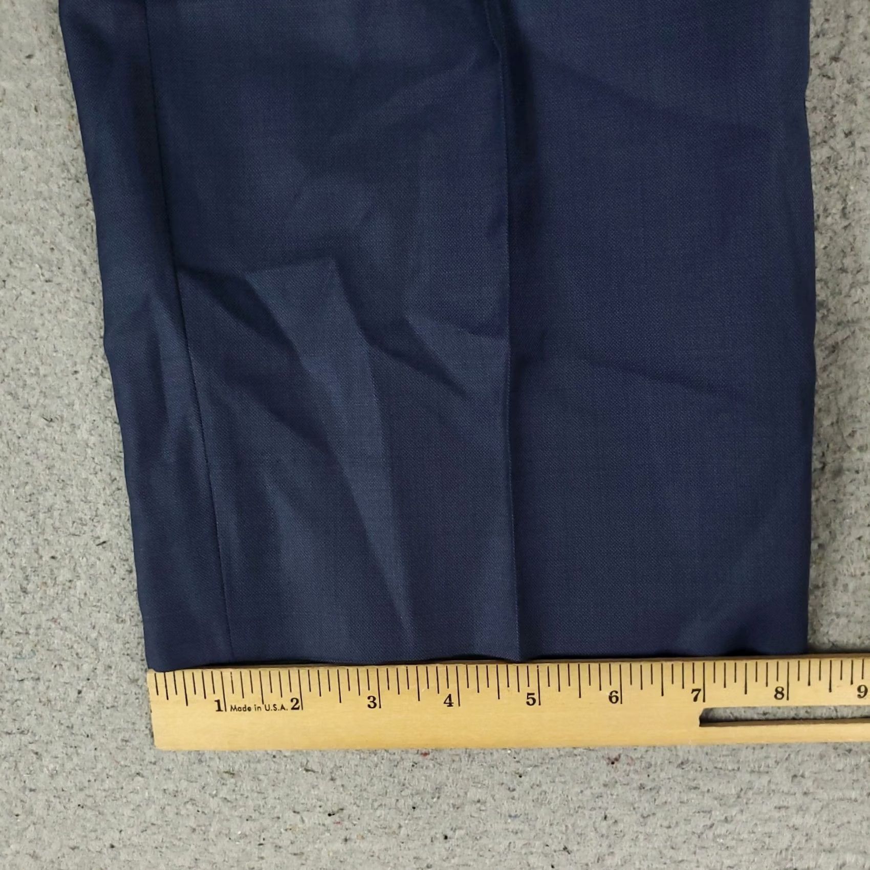 Peter Millar Peter Millar Pants Mens 42x28 Blue Dress Flat Front Trousers Slacks Chino Wool Regular Straight Size US 42 / EU 58 - 6 Thumbnail