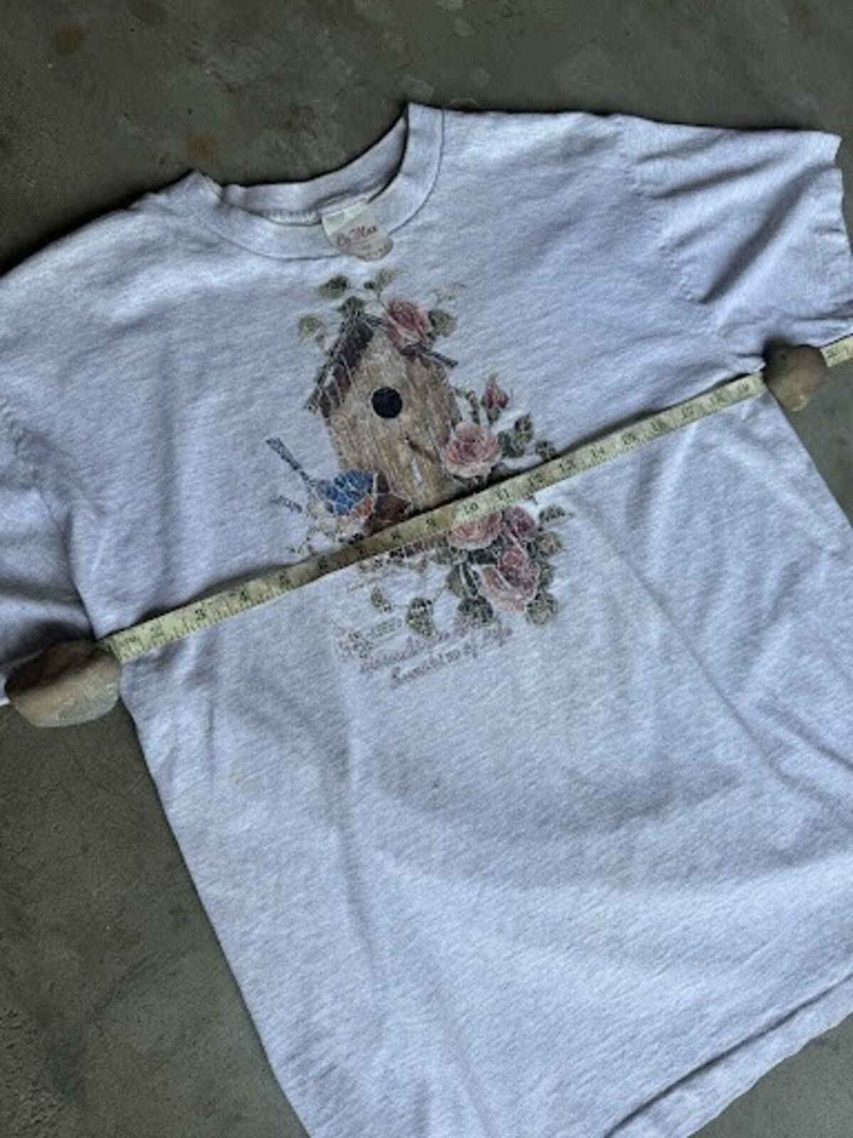 Other Vintage 1990's CO Max Graphic single stitchshirt cottagecore Size US L / EU 52-54 / 3 - 5 Thumbnail