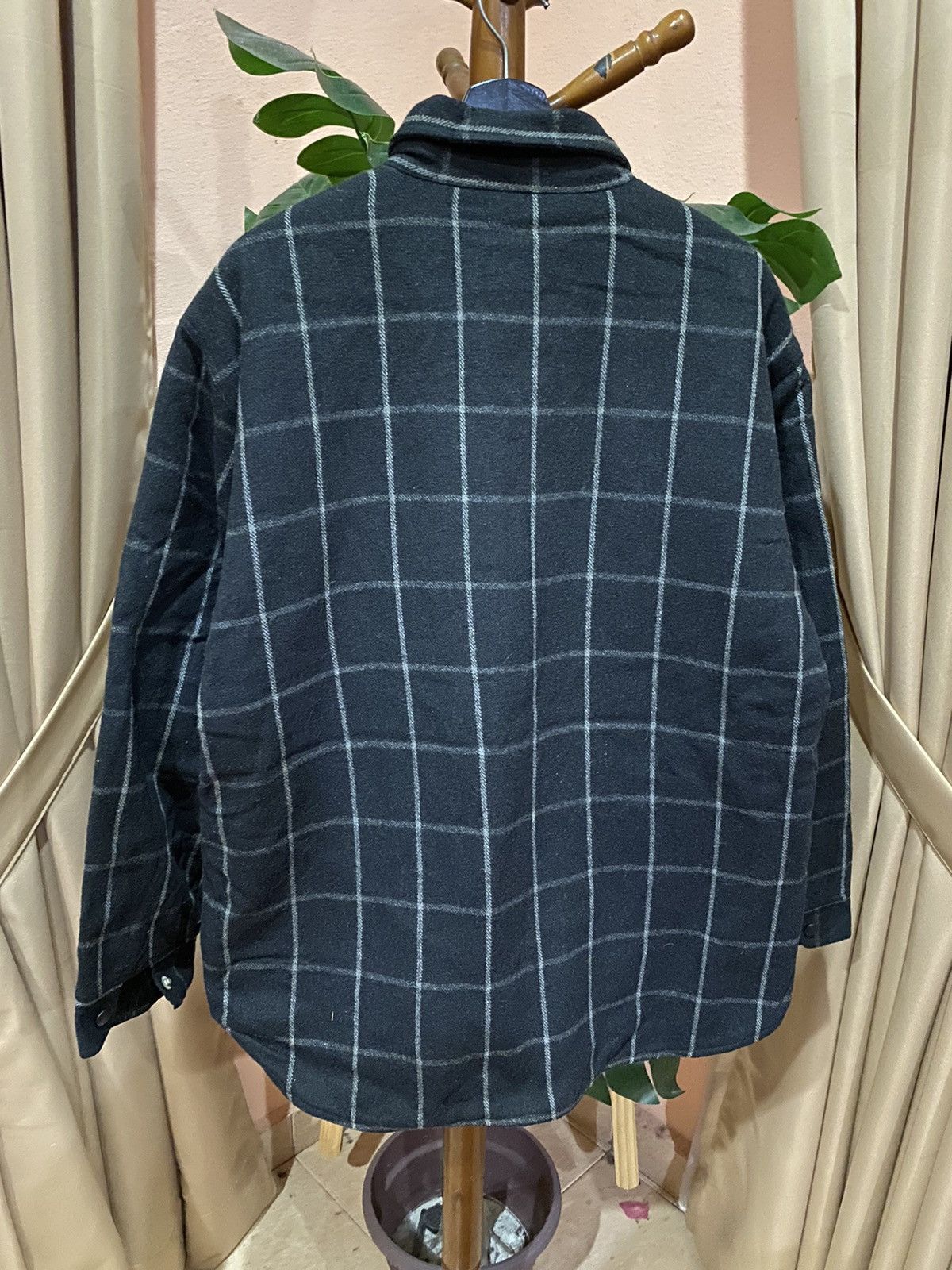 Stussy Stüssy Black and White Plaid Wool Jacket Timeless Streetwear Size US L / EU 52-54 / 3 - 13 Thumbnail